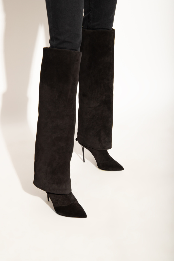 Balmain ‘Ariel’ heeled boots in leather