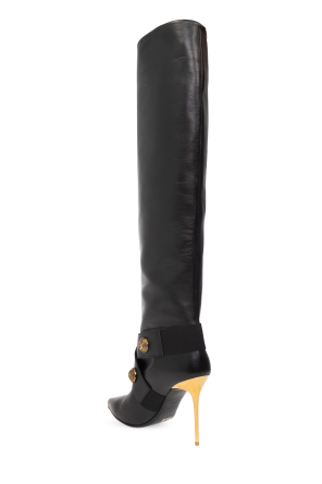 Balmain ‘Alma’ heeled boots in leather
