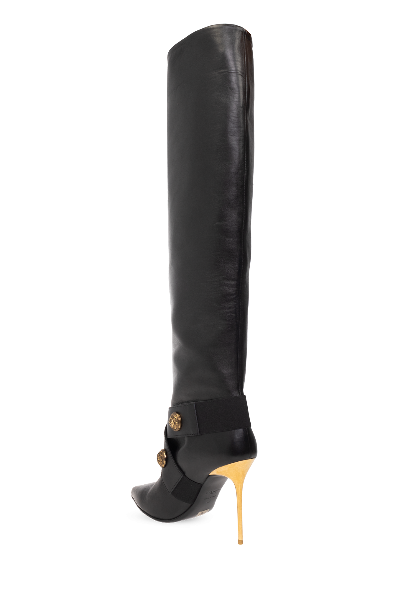 Balmain ‘Alma’ heeled boots in leather