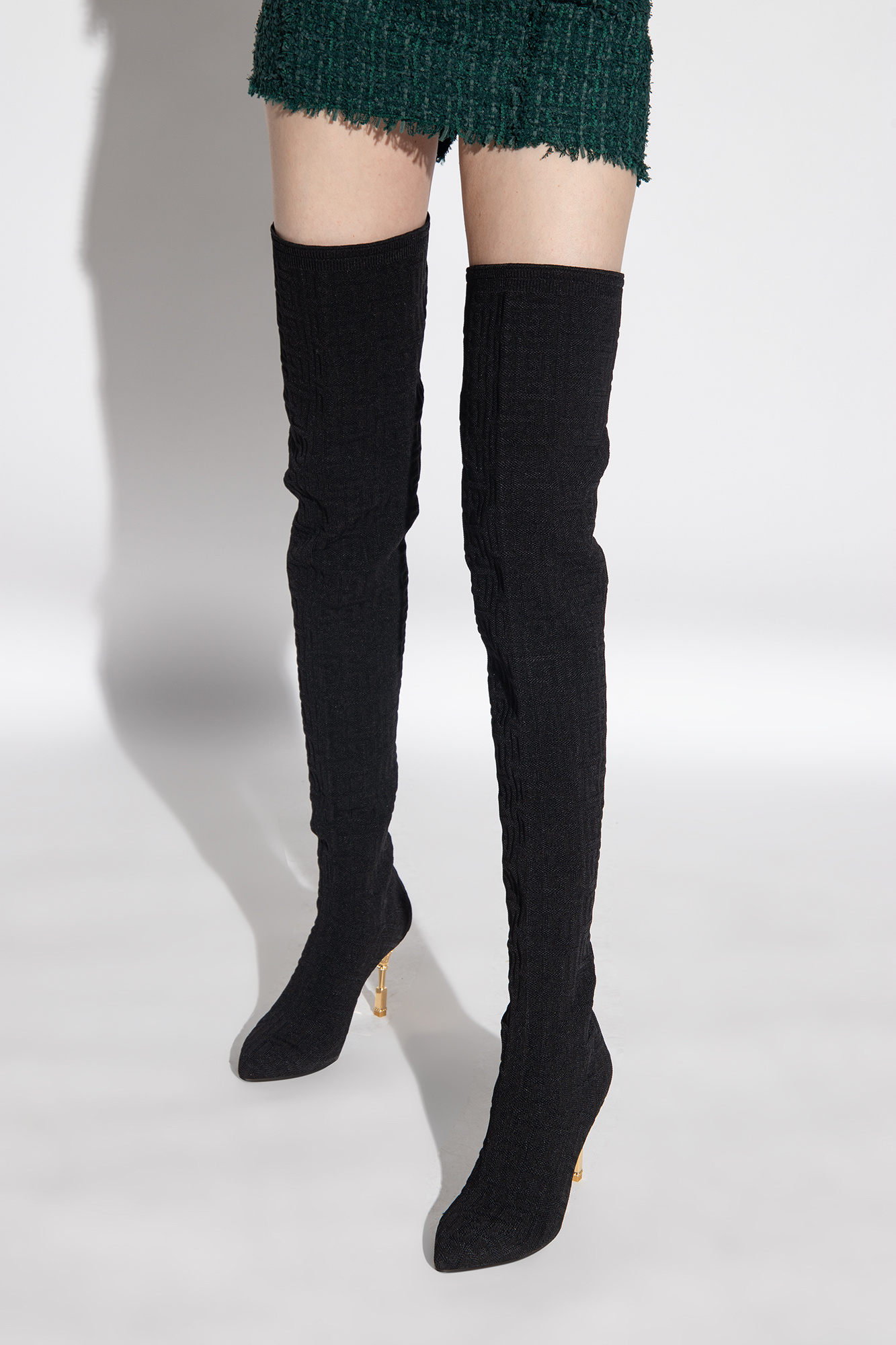 Balmain ‘Moneta’ over-the-knee boots