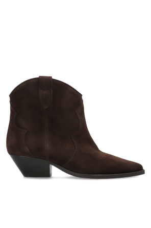 Suede heeled ankle boots "Dewina"