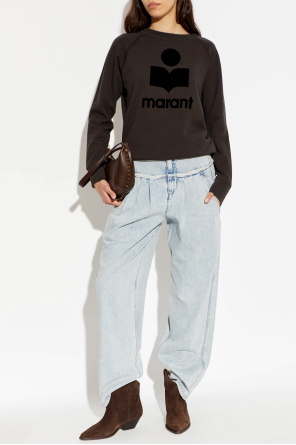 Isabel Marant Suede heeled ankle boots "Dewina"