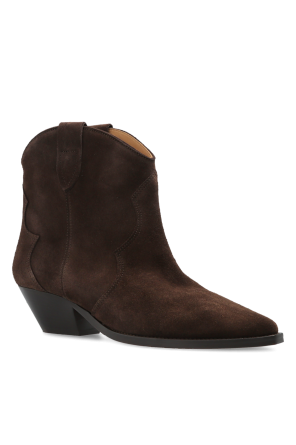Isabel Marant Suede heeled ankle boots "Dewina"