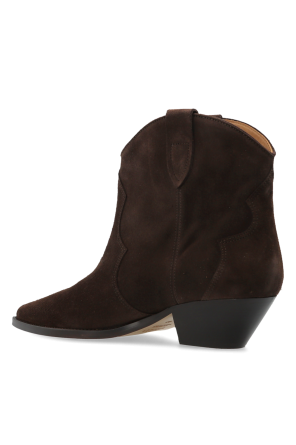 Isabel Marant Suede heeled ankle boots "Dewina"