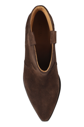 Isabel Marant Suede heeled ankle boots "Dewina"