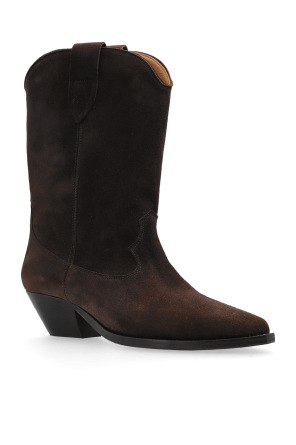 Isabel Marant Suede heeled ankle boots "Duerto"