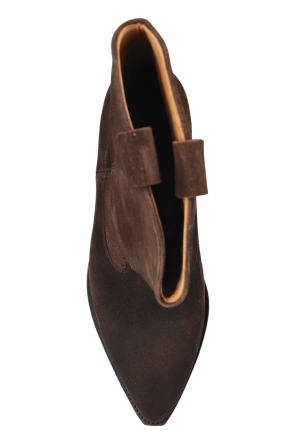 Isabel Marant Suede heeled ankle boots "Duerto"
