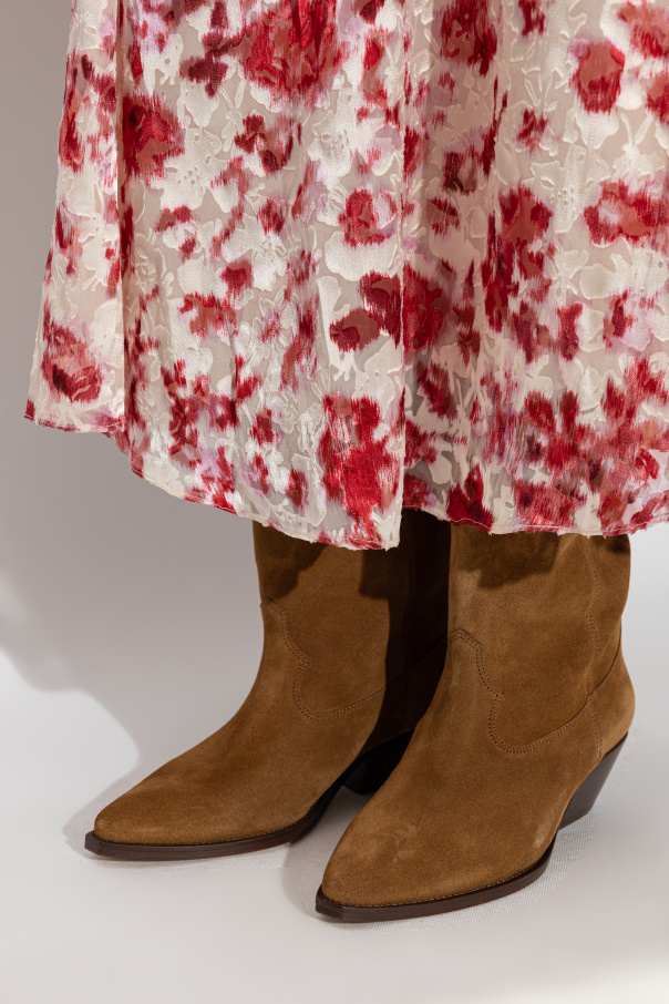 Isabel Marant Wildleder Stiefeletten mit Absatz „Duerto“