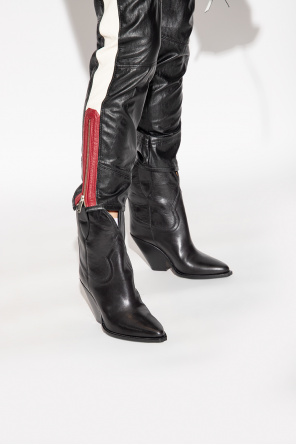 ‘leyane’ heeled ankle boots od Isabel Marant
