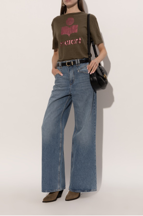 Isabel Marant Botines de ante con tacón ‘Leyane’