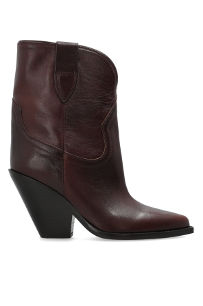 Botines de cuero con tacón `Leyane`