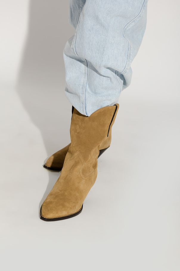 Isabel Marant ‘Dahope’ suede cowboy boots