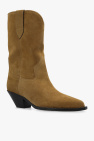 Isabel Marant beige ‘Dahope’ suede cowboy boots