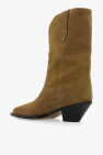 Isabel Marant beige ‘Dahope’ suede cowboy boots
