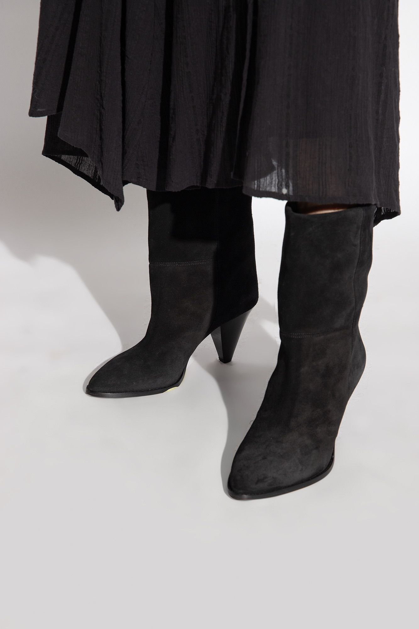 Isabel Marant ‘Rouxa’ suede heeled ankle boots