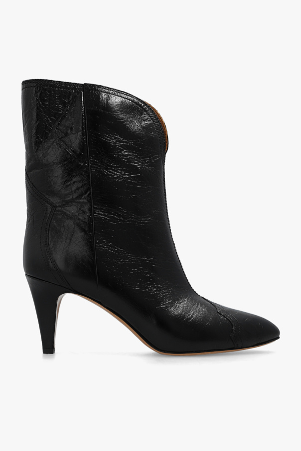 Isabel Marant ‘Dytho’ leather heeled boots