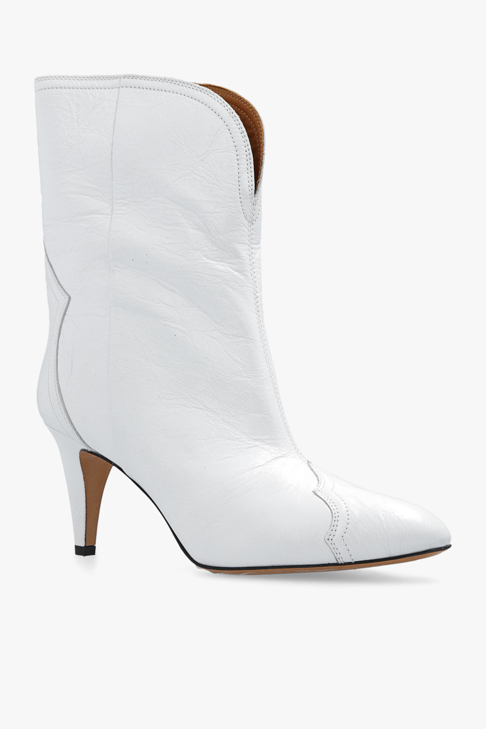 Isabel Marant ‘Dytho’ leather heeled boots