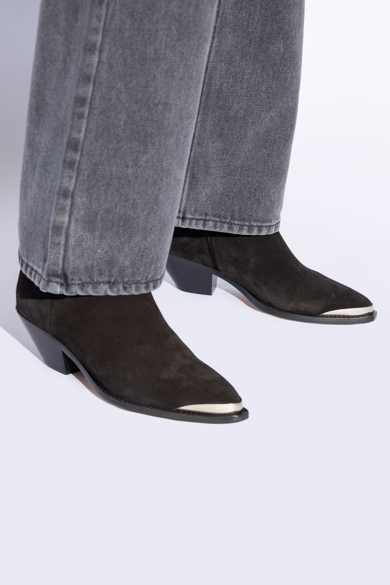 Adnae leather ankle boots