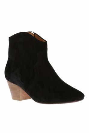Isabel Marant 'IRO 70mm patent-leather ankle boots Black