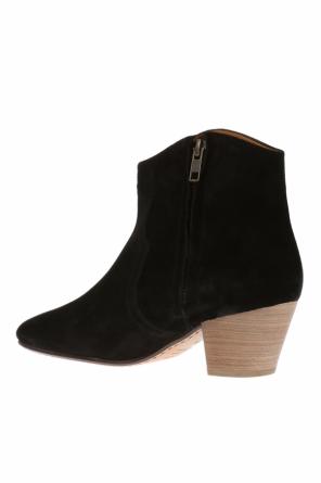 Isabel Marant 'IRO 70mm patent-leather ankle boots Black