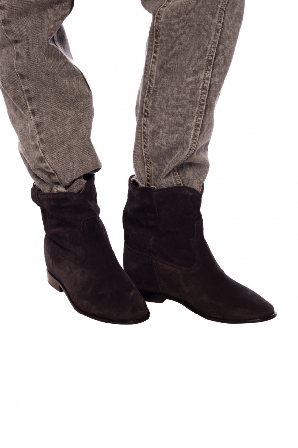 Grey suede ankle boots Isabel Marant - Vitkac Germany