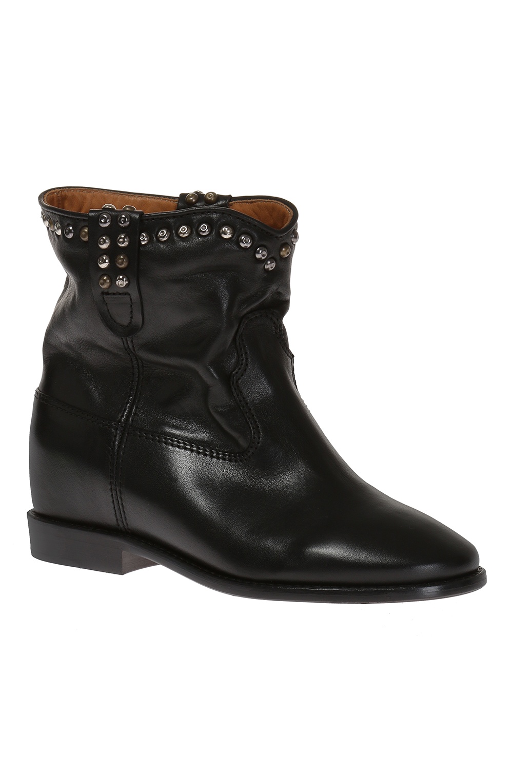 Thanksgiving region rille Black 'Crisi' studded leather ankle boots Isabel Marant - Vitkac KR
