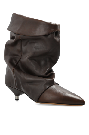 Isabel Marant Lederstiefeletten mit Absatz „Edrik“