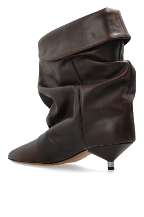 Isabel Marant Lederstiefeletten mit Absatz „Edrik“