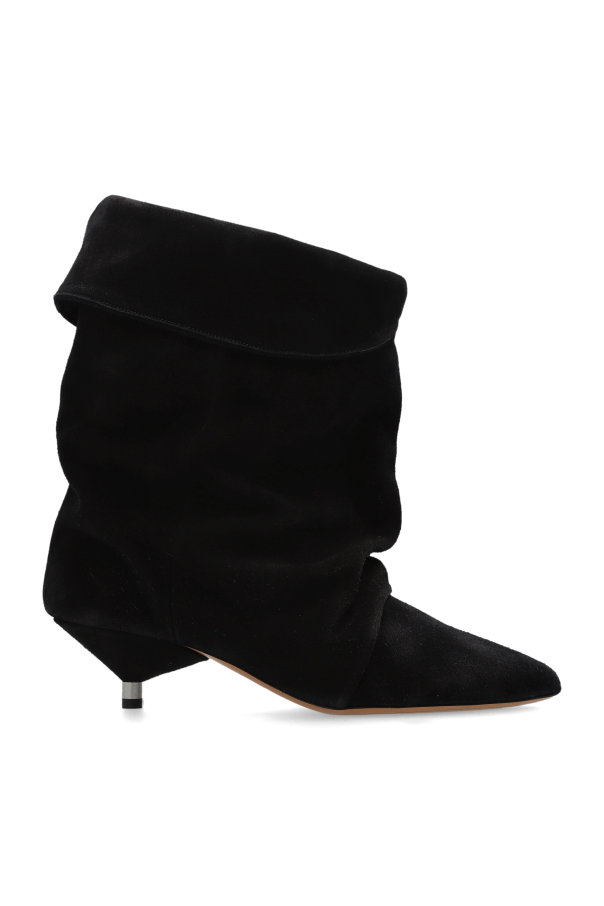 Isabel Marant Suede heeled ankle boots Edrik