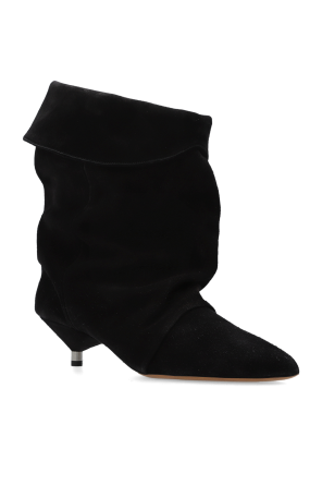 Isabel Marant Suede heeled ankle boots Edrik