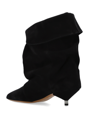 Isabel Marant Suede heeled ankle boots Edrik