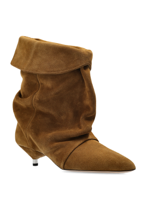 Isabel Marant Suede heeled ankle boots Edrik