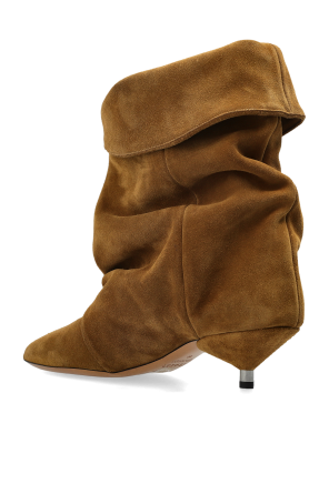 Isabel Marant Suede heeled ankle boots Edrik