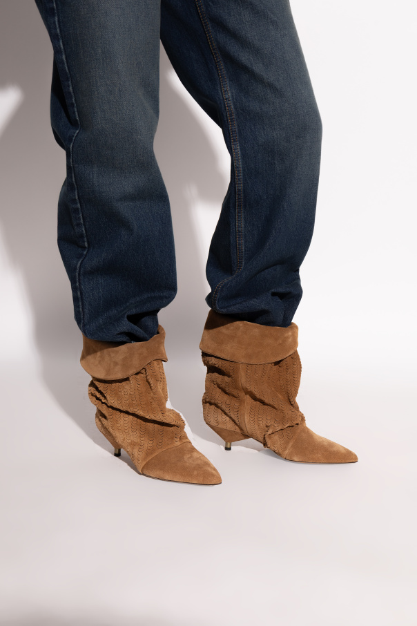 Isabel Marant Botines de ante con tacón ‘Edrik’