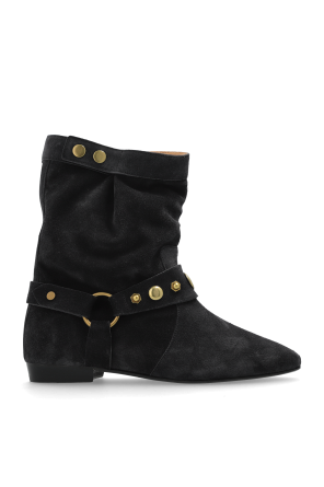 Zamszowe botki `Stania`