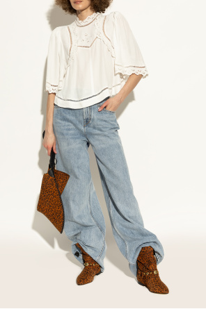 Isabel Marant Suede ankle boots `Stania`