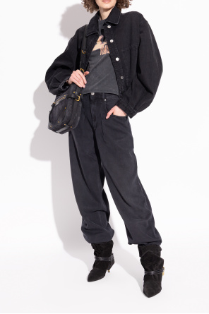 Isabel Marant Botines de ante con tacón "Edrika"