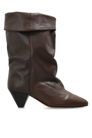 Botines de cuero con tacón `Dalby`