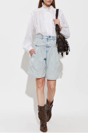 Isabel Marant Leather heeled ankle boots "Dalby"