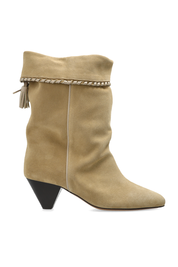 Suede heeled ankle boots ‘Dalby’ od Isabel Marant