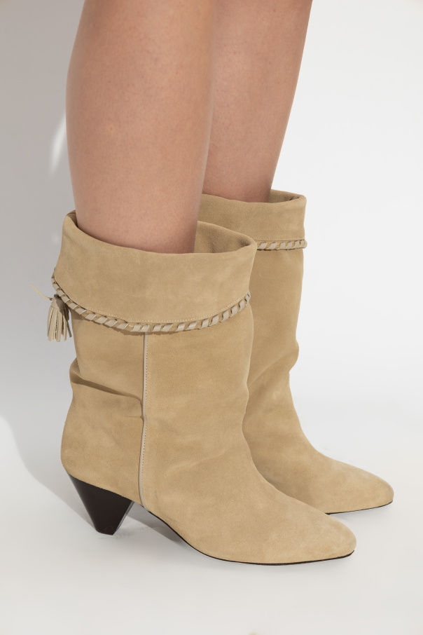 Isabel Marant Botines de ante con tacón ‘Dalby’