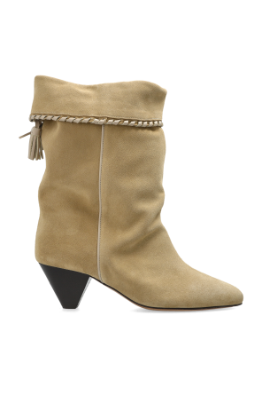 Wildleder-Stiefeletten mit Absatz ‘Dalby’