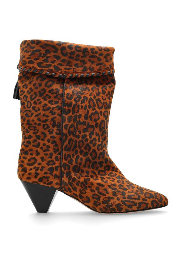 Suede heeled ankle boots 'Dalby' od Isabel Marant