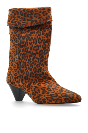Isabel Marant Botines de ante con tacón "Dalby"