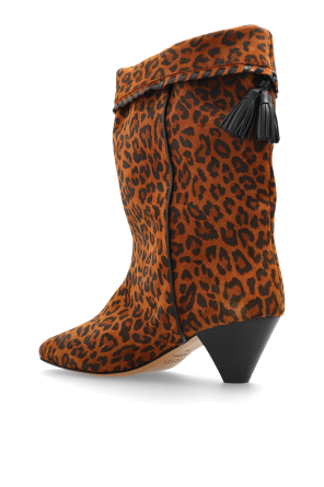 Isabel Marant Botines de ante con tacón "Dalby"