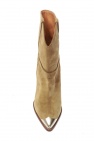 Isabel Marant beige ‘Lamsy’ heeled ankle boots