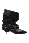 Isabel Marant BLACK Leather ankle boots Edrik