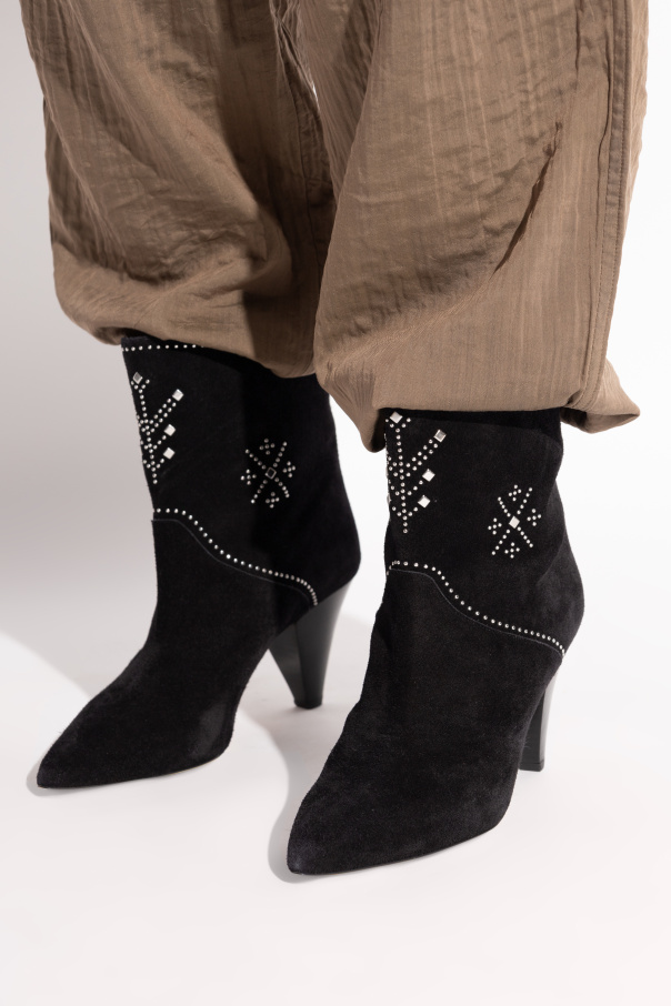 Isabel Marant Heeled ankle boots ‘Loline’