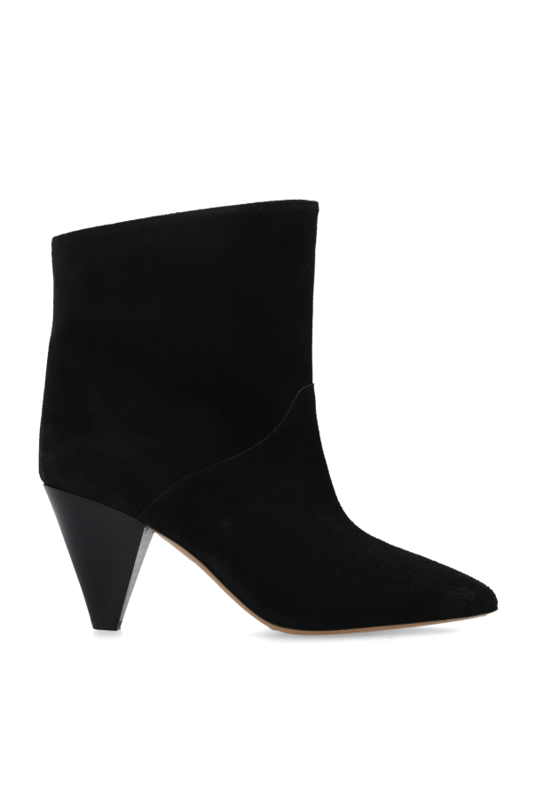 Isabel Marant Suede heeled boots Loline