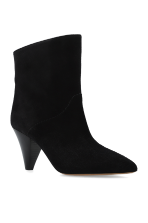 Isabel Marant Suede heeled boots Loline